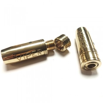 10.00mm Highly Polished Brass VIPER Airgun Silencer Adaptors To Fit Most 10.00mm Barrels ( Made in UK ) with allen key and thread protector included